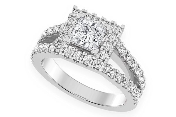 Sphinx - .75ct Princess Cut Solitaire - Diamond Engagement Ring - All Natural