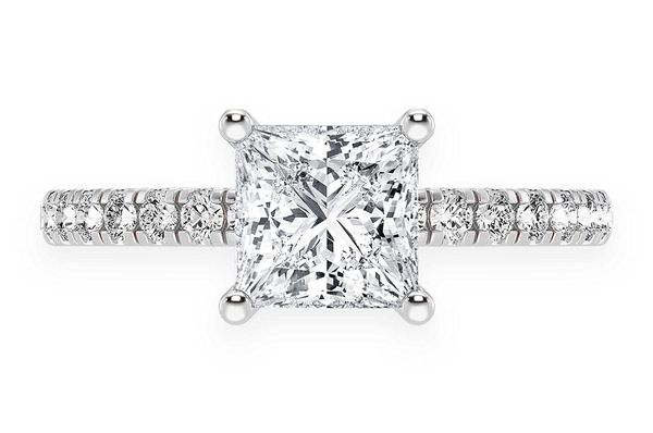 Thinn - 1.00ct Princess Cut Solitaire - Diamond Engagement Ring - All Natural