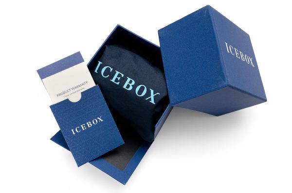 Icebox Leather Single Watch Travel Case