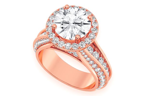 Monst - 2.00ct Round Solitaire - Diamond Engagement Ring - All Natural