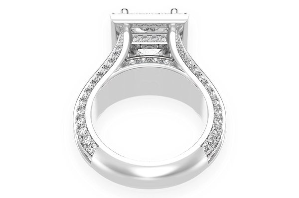 Monst - 2.00ctw Princess Cut Solitaire - Diamond Engagement Ring - All Natural