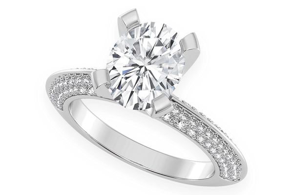 Kifey - 2.00ct Oval Solitaire - Knife Edge - Diamond Engagement Ring - All Natural
