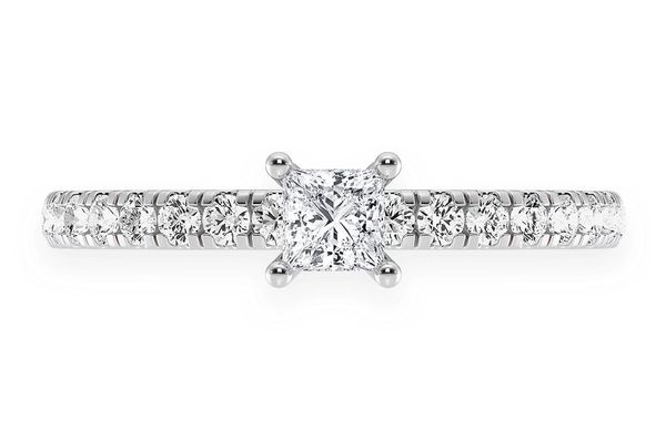 Thinn - .25ct Princess Cut - Diamond Engagement Ring - All Natural