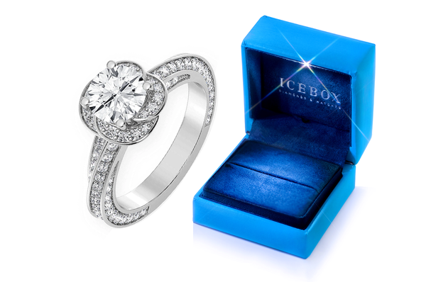 Flow - 2.00ct Round Solitaire - Diamond Engagement Ring - All Natural