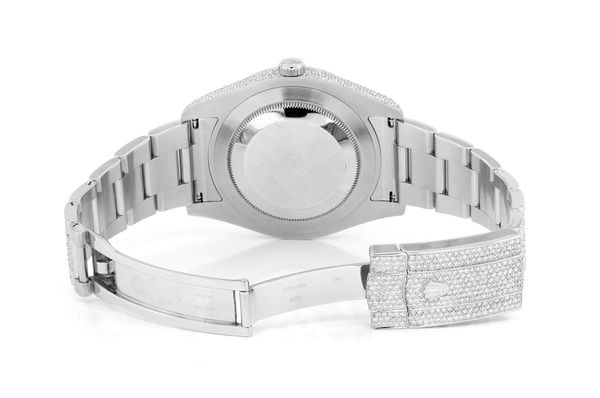 Rolex Datejust 41MM Steel (126334) - 15.50ctw Diamond Bezel