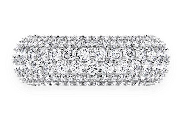 2.00ctw - Bubbly Pave - Round Diamond Men's Band - All Natural