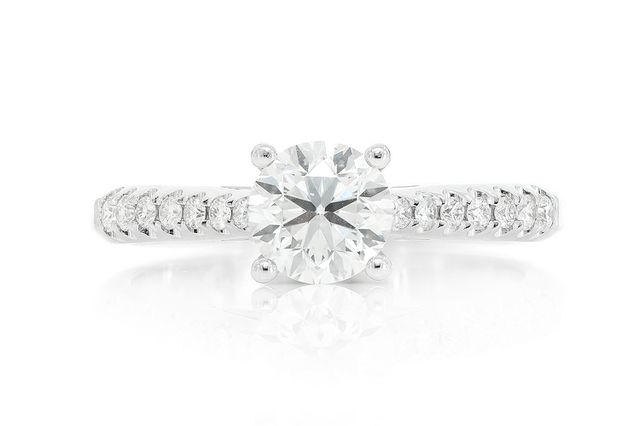 1.00ct Round - Diamond Engagement Ring - All Natural