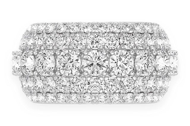 Five Row Multi Layer Band Ring 14K   