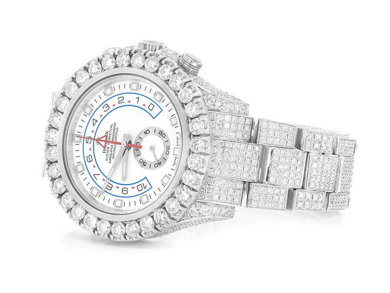 rolex yachtmaster iced out